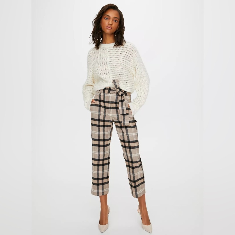 Size 6/8 | Wilfred New Tie-Front Wool Pant